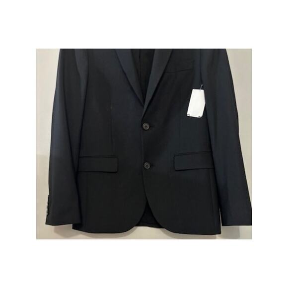 NWT Nordstrom Abound Sport Coat Suit Jacket Black Trim Fit Size 38 Regular 38R - Picture 2 of 8